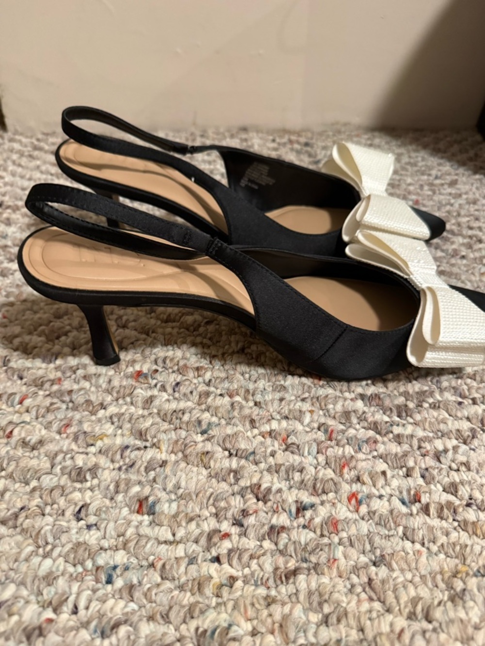 INC International Concepts Women's Giverny Halter Back Pumps Black - Medium - Picture 7 of 10